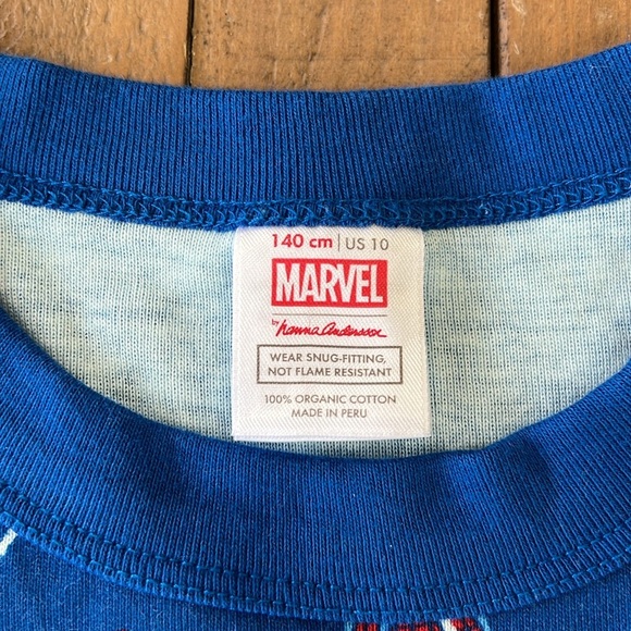Hanna andersson Marvel Spider-Man Blue Pajama Set - Picture 3 of 7